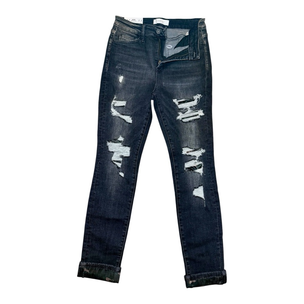 Vervet Blue Haylie High Rise Skinny Jeans Size 28 Color Black